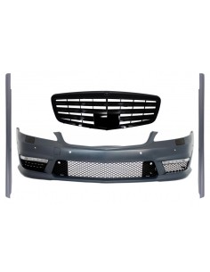 Gruppo paraurti anteriore completo w/ griglia centrale per Mercedes S-Class W221 (05-10) S63 S65 Design