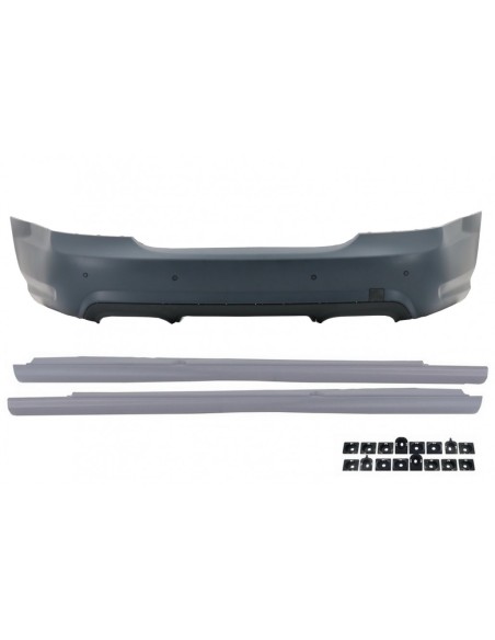 Paraurti posteriore per Mercedes S-Class W221 (05-10) S65 Design w/ Laterali Gonne versione corta