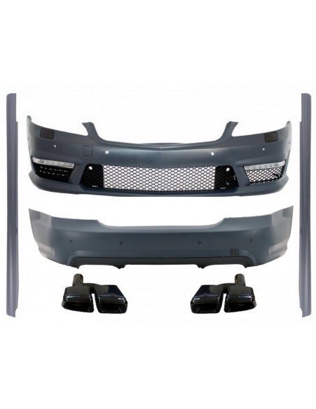 Corredo per MERCEDES Benz W221 S-Class 05-11 S63 S65 A-Design w/ scarico nero edizione