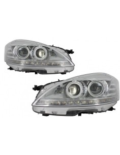 Kit completo w/ griglia anteriore Piano Assemblea specchio completo per Mercedes S-Class W221 (05-09)Facelift Design 2