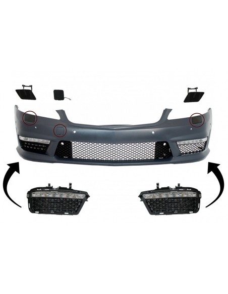 Paraurti anteriore per Mercedes S-Class W221 (05-12) S63 S65 Design