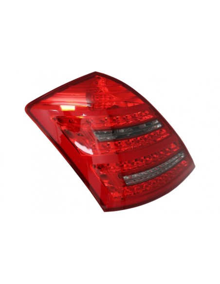 Fanali posteriori a LED per Mercedes Classe S W221 (05-09) Fumo rosso w/ Segnale di svolta sequenziale dinamico
