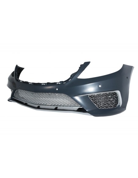 Kit completo w/ scarico suggerimenti cromo per Mercedes W222 S-Class (13-07.17 ) S65 Design LWB