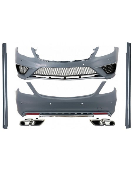 Kit per Mercedes S-Class W222 (13-06.17) Versione lunga w/ scarico S63 Design Chrome Special Edition