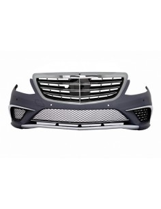 Paraurti anteriore per Mercedes Classe S W222 (13-06.17) S63 Design w/ Griglia centrale Chrom