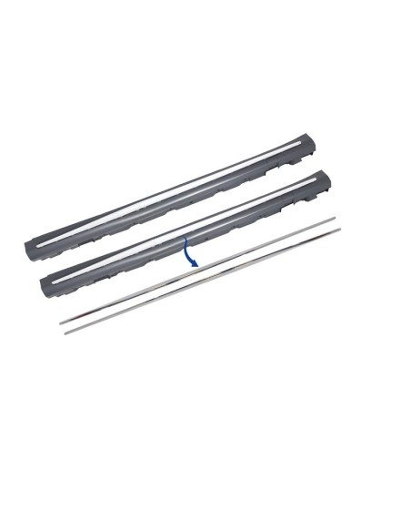 Parti cromate Trim strisce laterali gonne per Mercedes S-Class W222 (13-) S65 S63 Design