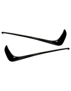 Paraurti anteriore Splitter alette per Mercedes W222 S-Class S63 Design (13-up) Black Edition 2