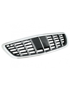Griglia anteriore strisce verticali per Mercedes S-Class W222 X222 (14-Up) Design di stile 2