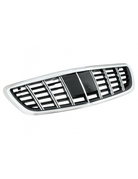 Griglia anteriore strisce verticali per Mercedes S-Class W222 X222 (14-Up) Design di stile
