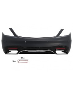 Paraurti posteriore per Mercedes Classe S W222 Facelift (07.17-08.) Berlina 2
