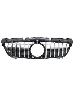 Griglia anteriore w/ Griglia inferiore Mesh per Mercedes SLK R172 (11-15) GT-R Panamericana Design Chrome 2