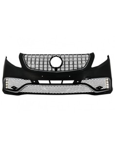 Kit per Mercedes V-Class W447 (14-Up) w/ griglia centrale e piastra piede tronco 2