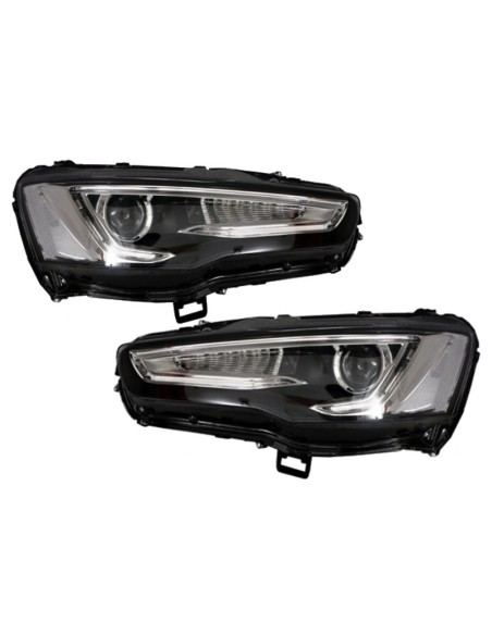 Fari LED DRL per MITSUBISHI Lancer (07-17) Dual proiettore dinamico segnale sequenziale
