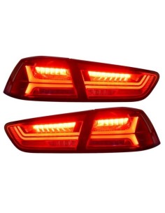 Fanali posteriori a LED per MITSUBISHI Lancer (08+) EVO X (08+) Luce di svolta dinamica scorrevole 2