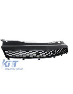 Griglia Centrale Grigliata Debadged per OPEL Astra H 3 Porte Coupé (04-09) Honeycomb Design 2