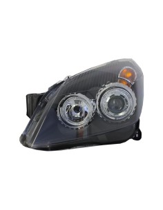 Sostituzione del faro per OPEL Astra H (04-09) 2 cerchi Halo nero lato sinistro 2