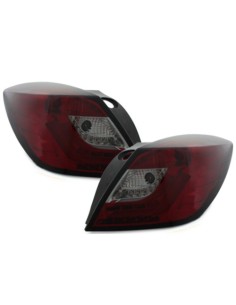 carDNA LED luci posteriori per OPEL Astra H GTC LIGHTBAR rosso-fumo