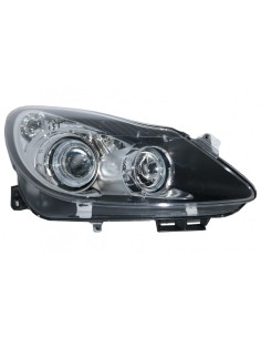 Fanali Angel Eyes 2 Cerchi Halo per OPEL Corsa D (06-14) RHD & LHD Nero 2