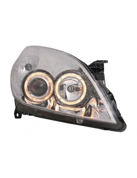 Angel Eyes Fari per Opel Vectra C - Signum Facelift (09.05-08) Cromo