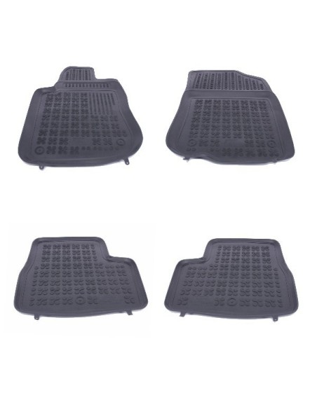 Tappetino in gomma per PEUGEOT 8 12+ 8 GTI 13+ 8 13+ Nero