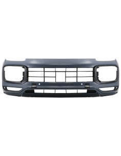 Completo Kit w/ scarico Quad Chrome per Porsche Cayenne (9Y0) (18-Up) Conversione a Turbo & Aero Look 2