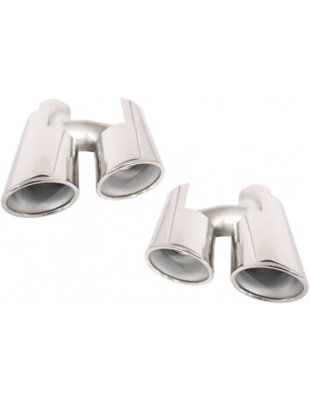 Silenziatore di scarico Suggerimenti per Porsche Panamera 970 11-13 Conversione a 4S Design