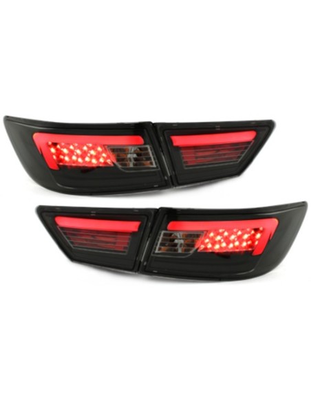 Fanali posteriori a LED per RENAULT Clio IV 13+ Black-Smoke