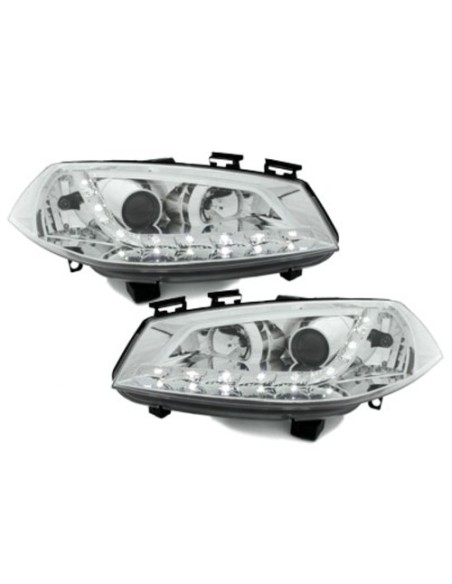 Fari DAYLIGHT per Renault Megane (11.02-12.05) DRL Chrome