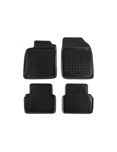 Tappetini in gomma nero per Saab 9-3 II (02-14)