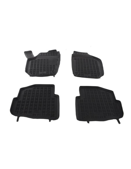 Tappetini in gomma nera Auto Seat Cordoba 02-09 Ibiza 02-08 Skoda Fabia 99-02-07 per VW Polo 02-09