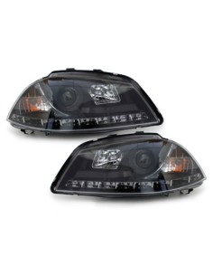 DAYLINE Fari per Sedile Ibiza 6L (04.02-08) DRL Nero