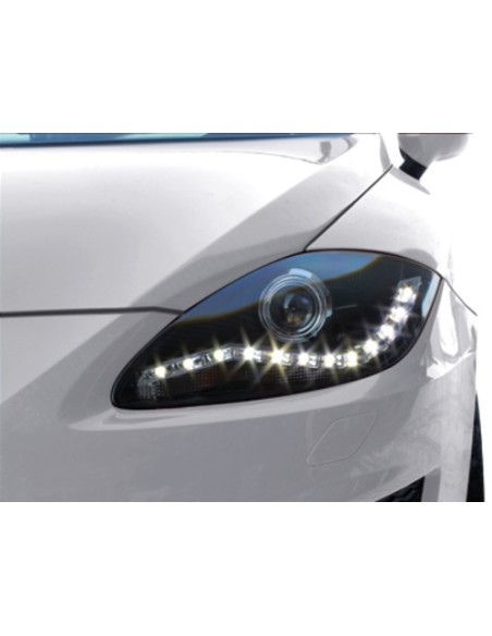 Fari DAYLINE per SEAT Leon 09+ nero