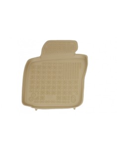 Tappetino in gomma beige per SEAT Leon 1P (05-13) SKODA Octavia II (04-13) VW Golf 5 Golf 6 (03-13) Jetta V (05-10) 2