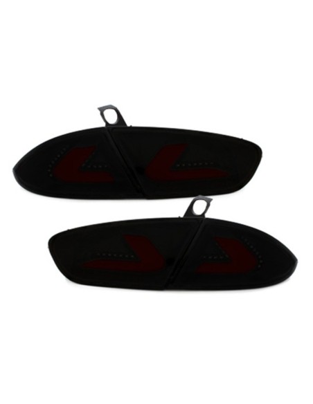 Fanali posteriori a LED per SEAT Leon 1P1 Facelift (09-12) lightbar Nero - Fumo