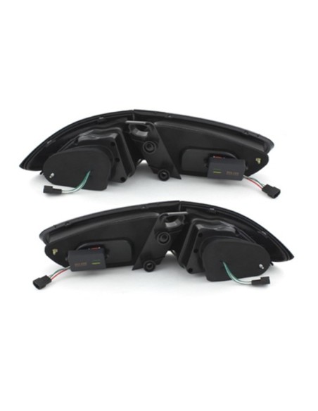 Fanali posteriori a LED per SEAT Leon 1P1 Facelift (09-12) lightbar Nero - Fumo