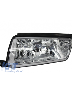 per SKODA Fabia I 1 Tipo 6Y (1999-07) Sostituzione lato sinistro faro Sfondo cromato 6Y1941016C