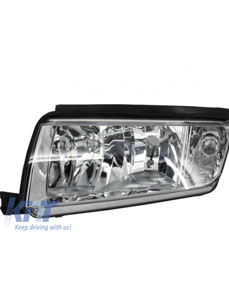 per SKODA Fabia I 1 Tipo 6Y (1999-07) Sostituzione lato sinistro faro Sfondo cromato 6Y1941016C