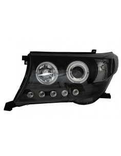 LED DRL fari per Toyota Land Cruiser FJ0 (08-12) Aggiornamento a Facelift 12 Modello Nero 2
