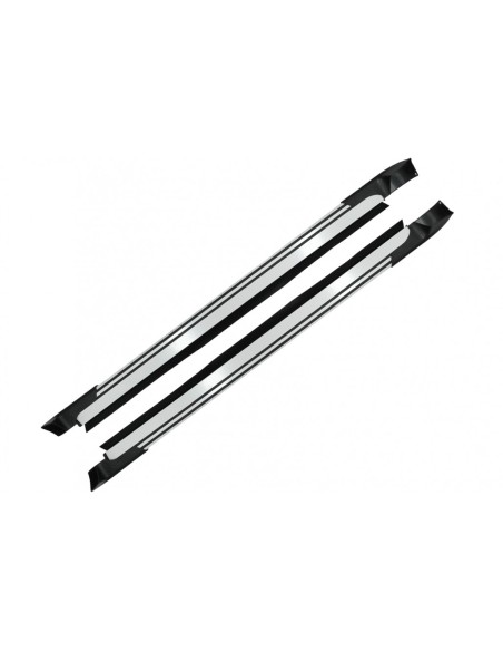 Passaggi laterali dei bordi correnti per Toyota RAV4 XA40 (13-18) hanno spolverato il bianco