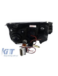 Fari DAYLINE per VW Bora 98-05 DRL Optic Black 2