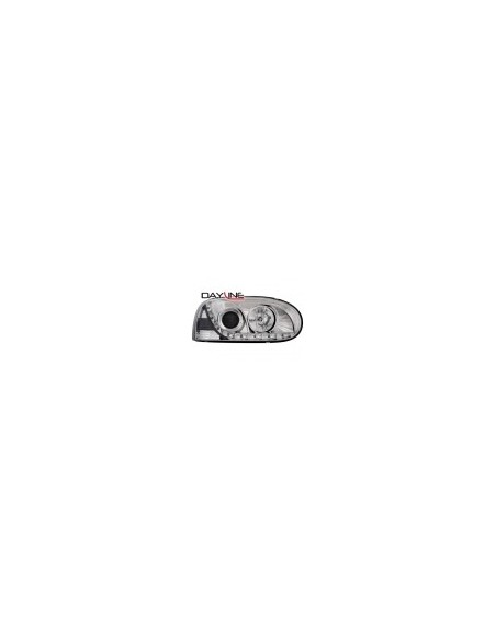 Fari DAYLIGHT per VW Golf III 3 (1991-1997) Cromo
