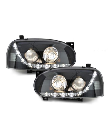 Fari diurni per VW Golf 3 III (1992-1998) LED DRL ottica