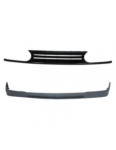Kit Badgeless griglia anteriore paraurti anteriore labbro estensione per VW Golf 3 III (1993-1998) VR6 Design