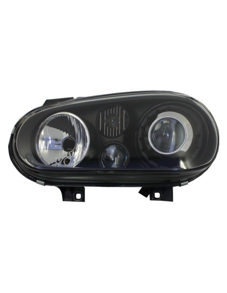 Paraurti anteriore w/ Griglia e fari neri per VW Golf IV 4 MK4 (10.1997-09.03) R32 Look