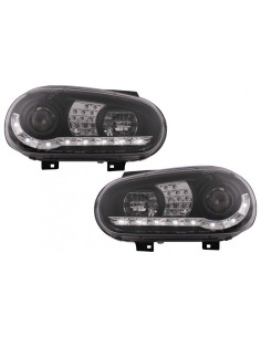 Fari LED Luce diurna per VW Golf IV 4 Cabriolet Hatchback Variante (09.1997-09.03) Nero