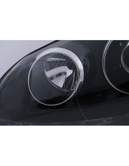 Xenon Look Fari RHD per VW Golf 5 V Mk5 (03-07) Jetta (05-10) GTI R32 Black Edition