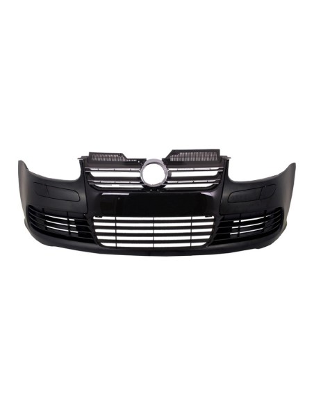 Paraurti anteriore per VW Golf V 5 (03-07) Jetta (05-10) R32 Piano lucido griglia nera