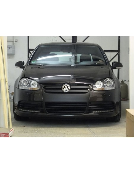 Paraurti anteriore per VW Golf V 5 (03-07) Jetta (05-10) R32 Piano lucido griglia nera