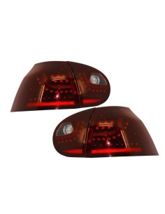 Fanali posteriori a LED per VW Golf V 5 (04-09) Azionamento a mano sinistra (LHD) Cherry Red Urban Style