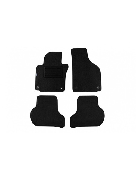 Tappetino Tappeto grafite per VW Golf V Jetta Modell 07-12-10 Golf VI 08-10-12 Scirocco 09-08